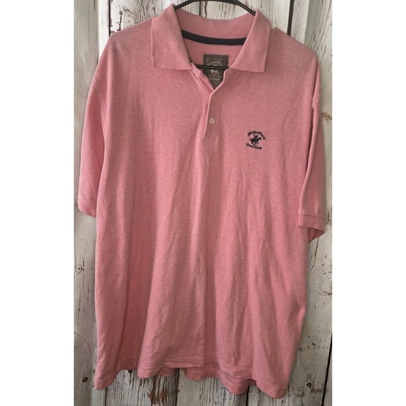 Beverly Hills Polo Club Other - Men's Beverly Hills Red Polo Club Shirt W/Pony Logo Active Golf Size XL
